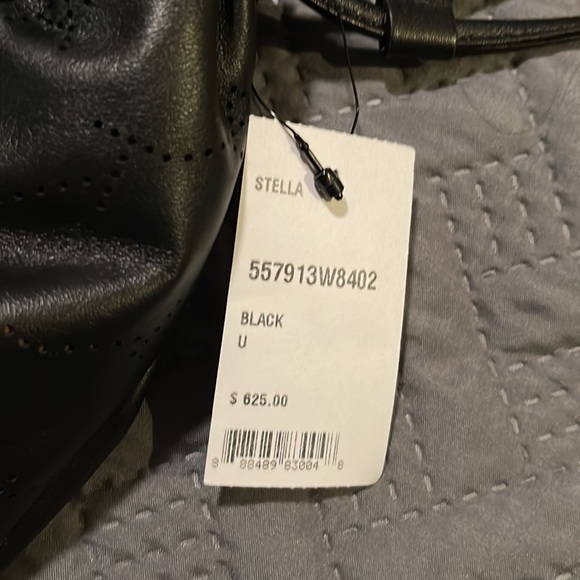 Stella McCartney vegan leather mini backpack in black main image 5